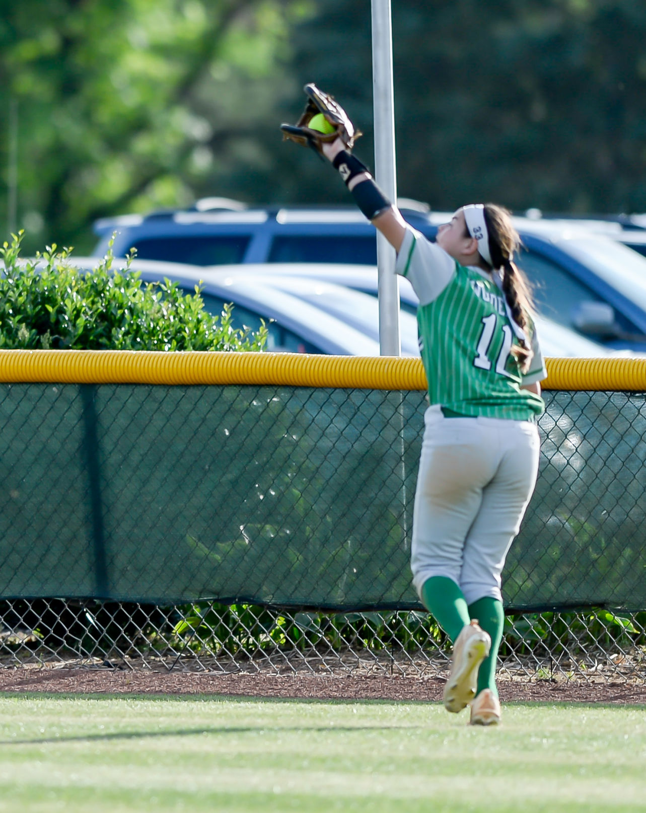 Friday night softball action